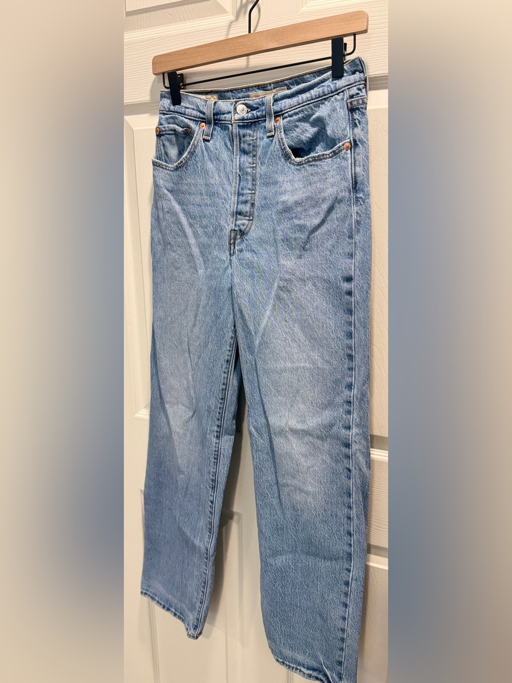 RIBCAGE STRAIGHT ANKLE WOMEN'S JEANS-Size 27 - Picture 5 of 13